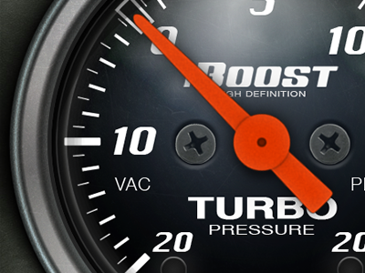 iBoost app design gauge iphone texture ui