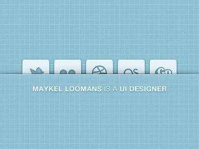 Personal Site 2011 – Prototype blue blueprint maykelloomans sites