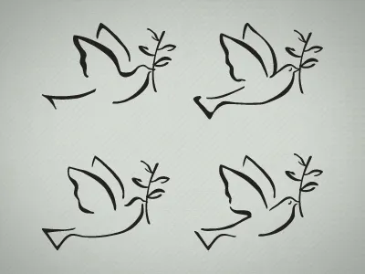 Dove Logo WIP dove line logo