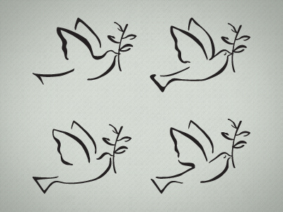 Dove Logo WIP dove line logo