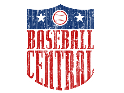 Baseball Central badge baseball crusty retro sports vintage