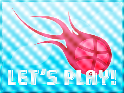Dribbble Hi Label debute invite label stich
