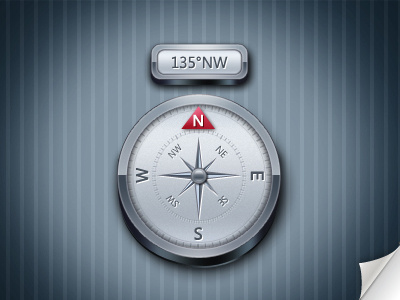 Compass compass illustration map ui