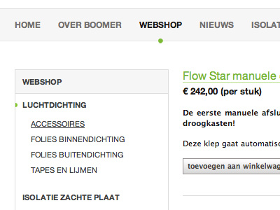 Boomer boomer e commerce webshop
