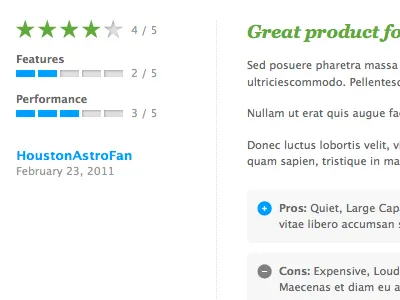 Ratings and Reviews detail bazaarvoice ratings reviews tags