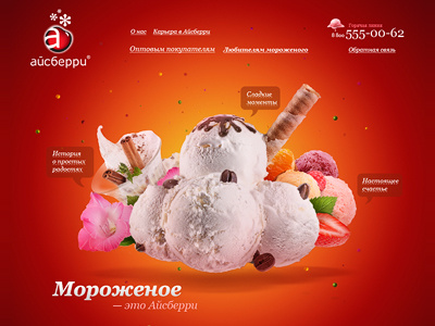 Iceberry illustration indestudio interface web