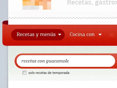 Gastromony web paper texture website white