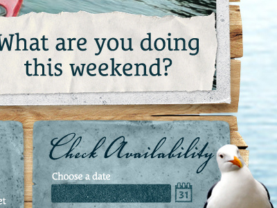 Relax Vacation #2 paper texture web design wood