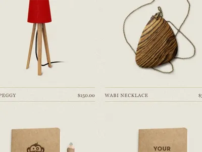 Tinkering Monkey design e commerce retail website