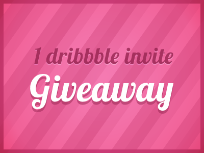 Dribbble Invite Giveaway dribbble giveaway invite