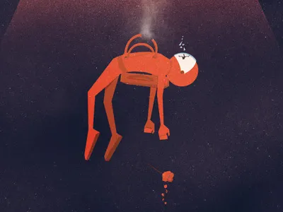 Lost astronaut cosmonaut death lost red rose space suit texture