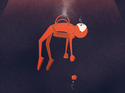 Lost astronaut cosmonaut death lost red rose space suit texture