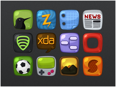 Blawb android download free icons illustration vector