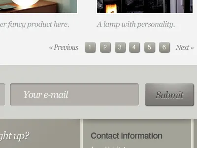 Input field & submit button beige form gray input field submit