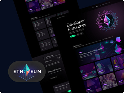 Ethereum ecosystem design ui ux website
