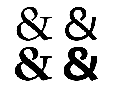 Gilman &'s ampersand fonts sans serif serif typography