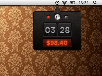Old Timer clock job menubar ui work