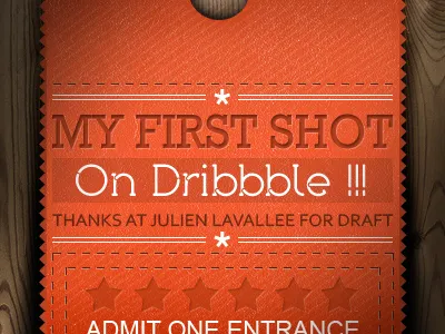 Ticket Entrance on dribbble ! dribbble texture ticket entrance typography wood