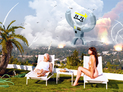 Distraction distraction robot