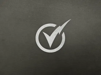 Logo2 checkmark financial graph logo