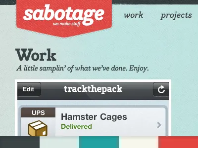 The saga continues... blue color green red redesign sabotage site