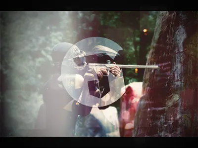 Logotype In Action! blue clouds custom grey grunge logo mark photography