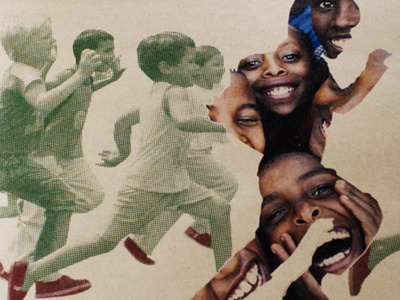 Spread Graphic bitmap newsletter texture toms