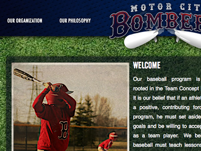 MC Bombers baseball bombs grass mc bombers