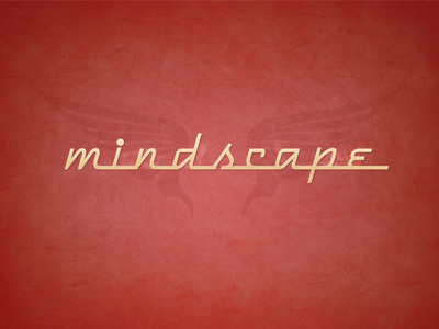 Retro brand gold logo red retro