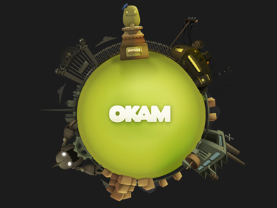 Okam's World illustration okam potatoes vector web world