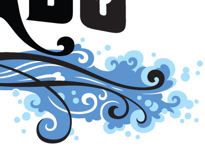 Like Water for Swirls design illustration typography