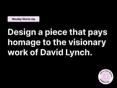 Design a Homage to the Work of David Lynch ☕ blue velvet community david lynch design dribbble dribbbleweeklywarmup eraserhead illustration lynch mulholland drive prompt twin peaks weekly warm up