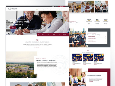 Academic web design logo ui ux web design