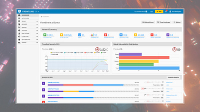 Frontline VM frontend ui ux web application web design