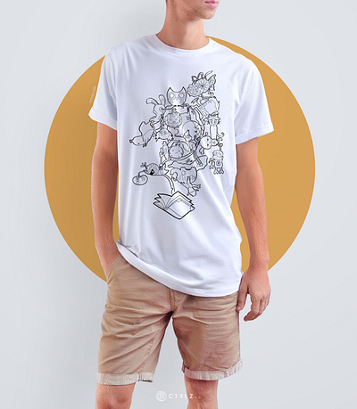 T-Shirt Doodle Design design doodle drawing illustration t shirt tshirt