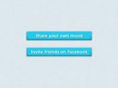 Buttons button clean facebook light noise share social media texture typography