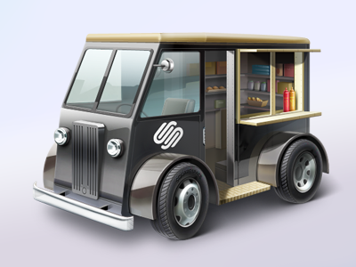 Food Truck artua food food truck icon illustration new york truck old fashioned truck