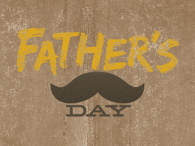 Stash of the Father father fathers day mustache wood yellow