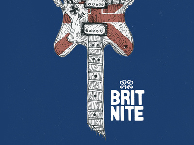 The Royals of Music bountylist brit nite illustration poster