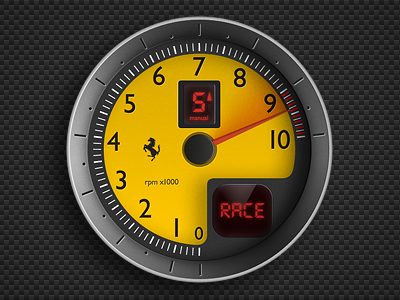 F430 RPM car cars f430 ferrari rpm tachometer