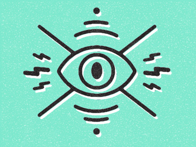 Mind Control experiment illustration logo