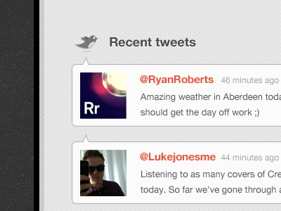 Tweetfeed design grey pattern texture twitter