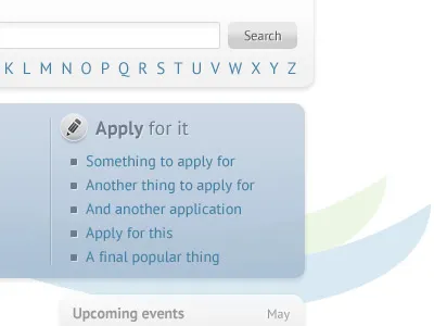 Top left homepage grab council jadu local government pt sans web design