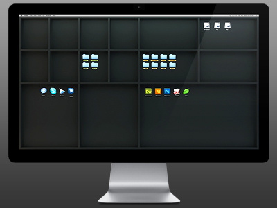 iMac 27" desktop background shelfs background desktop icon imac organize shelfs