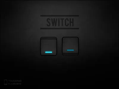 Switch blue buttons switch vintage