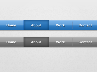 Navigation Buttons black blue buttons gray nav navigation
