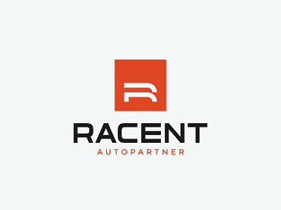 Racent Autopartner Logo Design autopartner logo branding clean and modern branding graphic design logo minimal automotive branding modern lettermark design professional automotive identity sleek logo design