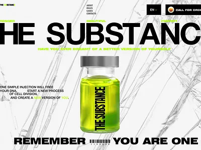 THE SUBSTANCE design development illustration landing page ui ux web web design