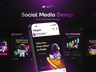 Social Media & Presentation Design for Marketing Agency advertising brand identity branding graphic design instagram design instagram post marketing presentation design social media social media design