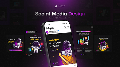 Social Media & Presentation Design for Marketing Agency advertising brand identity branding graphic design instagram design instagram post marketing presentation design social media social media design